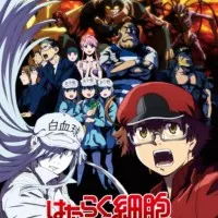 Постер аниме Клетки за работой: Тёмная сторона