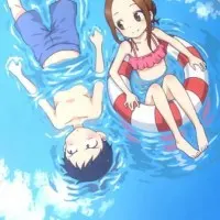 Постер аниме Озорная Такаги: Водные горки